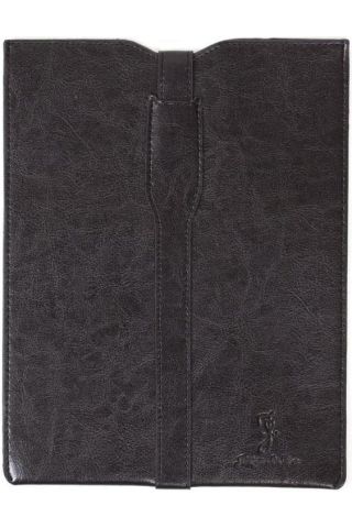 Premium leather Ipad Mini Case - Black White Floral