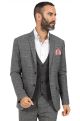 Jenson Samuel York Grey Check Suit Blazer