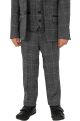 Boys Scott Grey Check Tweed Three piece Suit