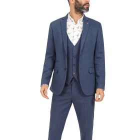 One of our best-sellers, the Jenson Samuel Lincoln Herringbone Three-Piece Suit in Blue.

In stock and  available for a lower price of £219.97 (down from £234.97) for a limited time.

Perfect for a summer wedding or function!

https://www.jsshirts.co.uk/suits-c43/three-piece-suits-c56/jenson-samuel-lincoln-navy-blue-herringbone-three-piece-suit-p1232