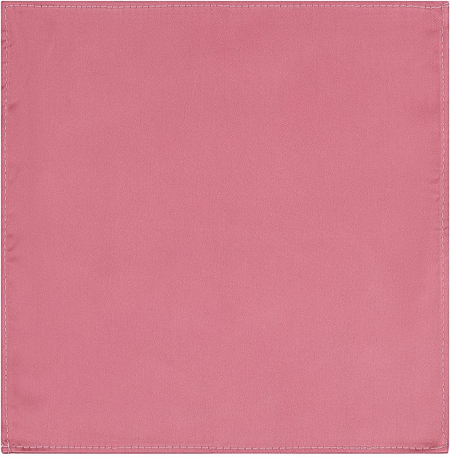Plain Dusky Pink satin pocket square
