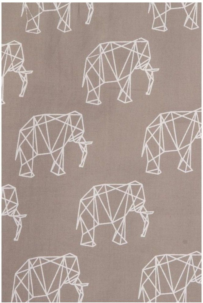 Grey Elephant Print Regular Fit Shirt 