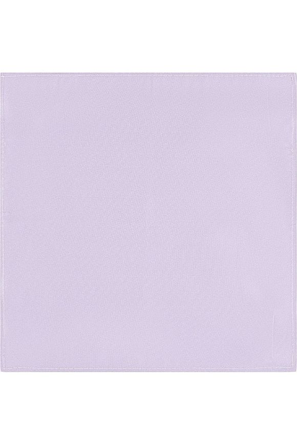 Plain Pastel Lilac satin pocket square